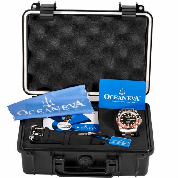 OCEANEVA DEEP MARINE EXPLORER PRO DIVER WATCH COKE - Picture 3 of 16